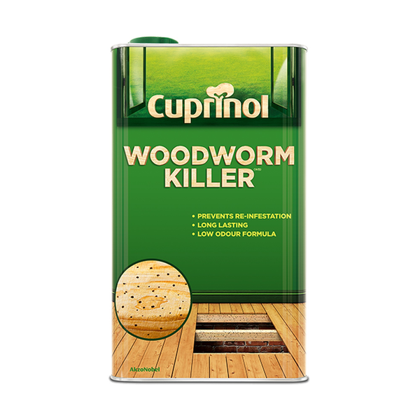 Cuprinol low odour woodworm killer 5L