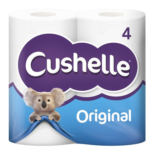 Cushelle toilet roll, pack of 4