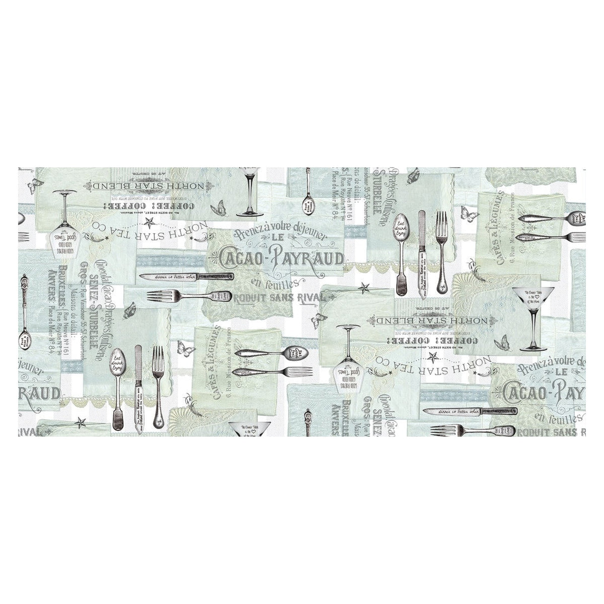 d-c-fix Manhattan Gourmet Aqua tablecloth 20m roll