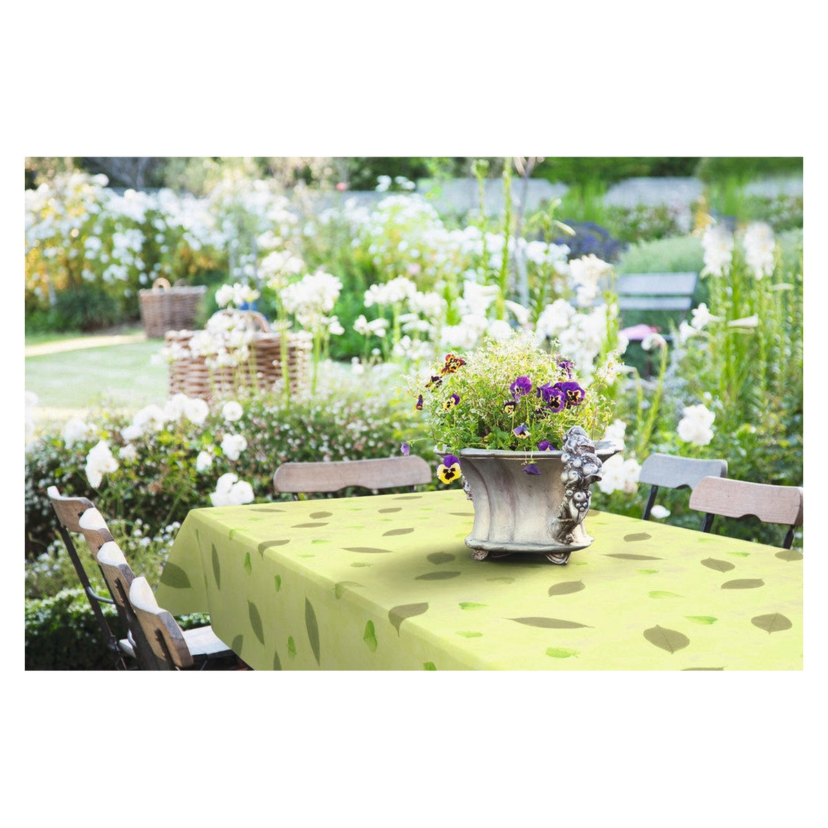 d-c-fix Manhattan tablecloth Nancy Green 140cm x 20m, view 2