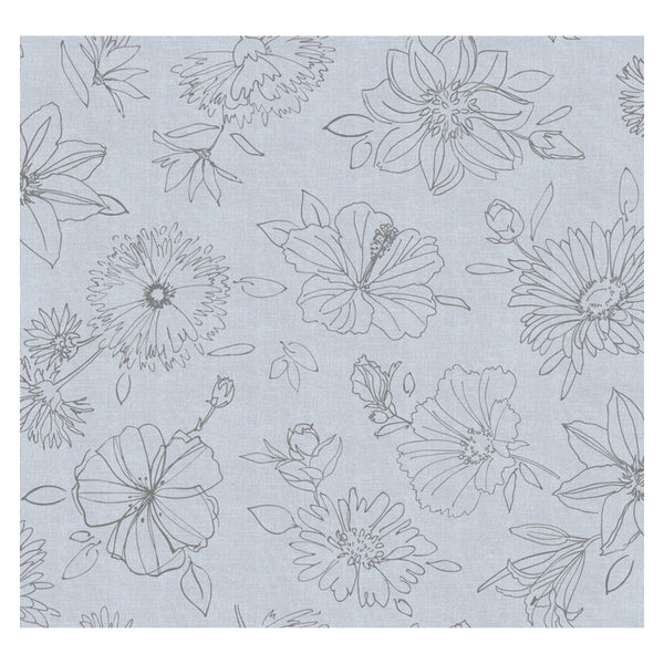d-c-fix Manhattan Palmas Grey tablecloth 20m roll