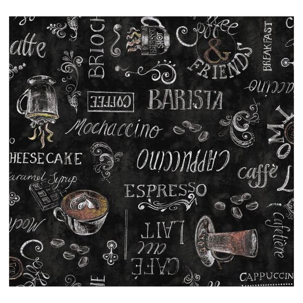d-c-fix Manhattan tablecloth roll in Ristretto Noir 140cm x 20m
