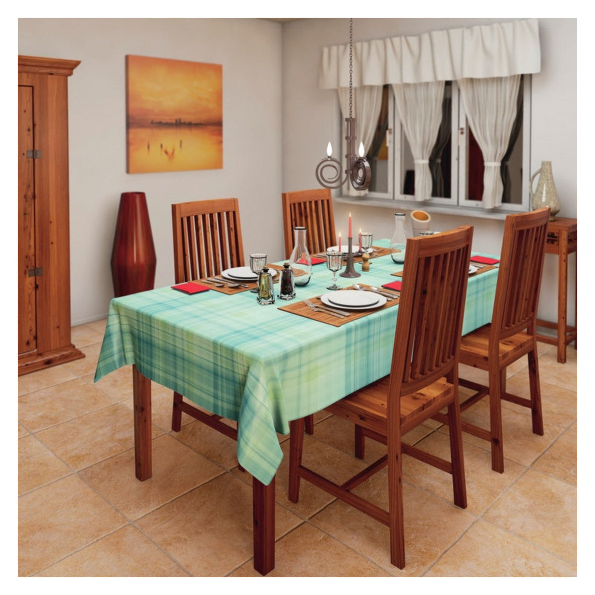 d-c-fix Manhattan Valova Jade tablecloth roll, view 2