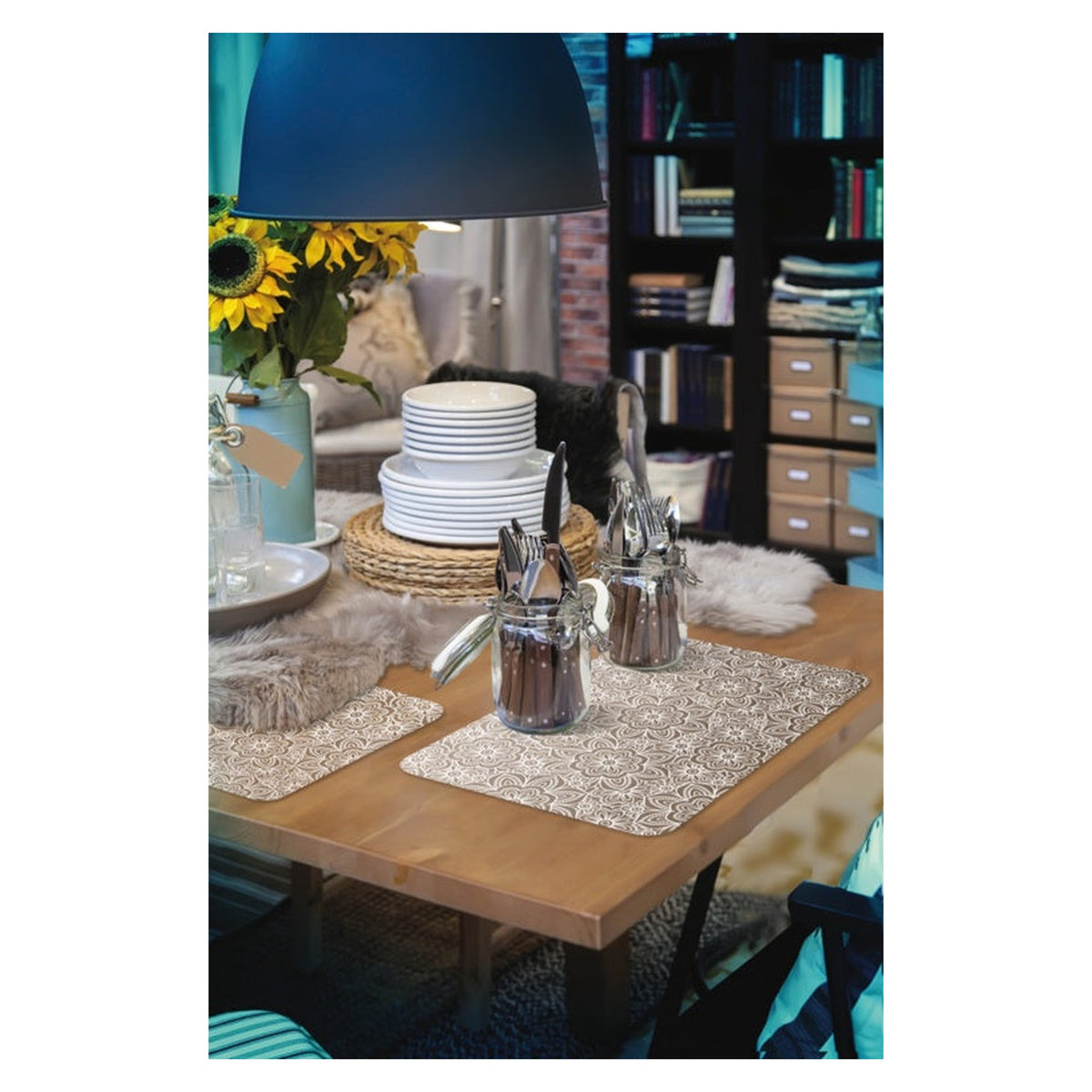 d-c-fix Rio placemats in Sienna Transparent, pack of 12, view 2