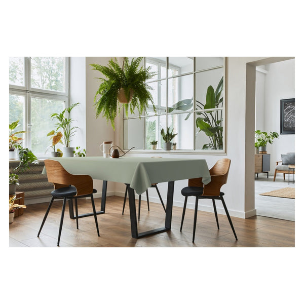 d-c-fix sage green wipe-clean tablecloth 140cm x 180cm