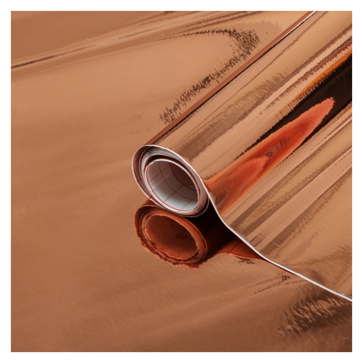 d-c-fix glossy rose gold self adhesive film roll 45cm x 15m