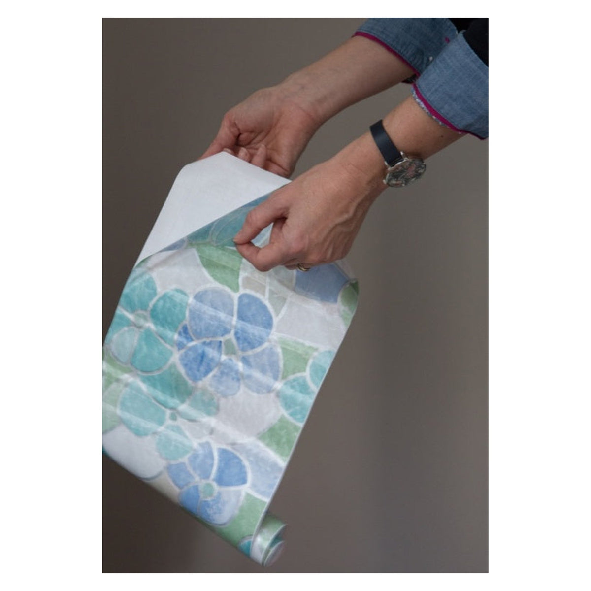 d-c-fix Lisboa Blue self adhesive film 45cm x 2m, view 2