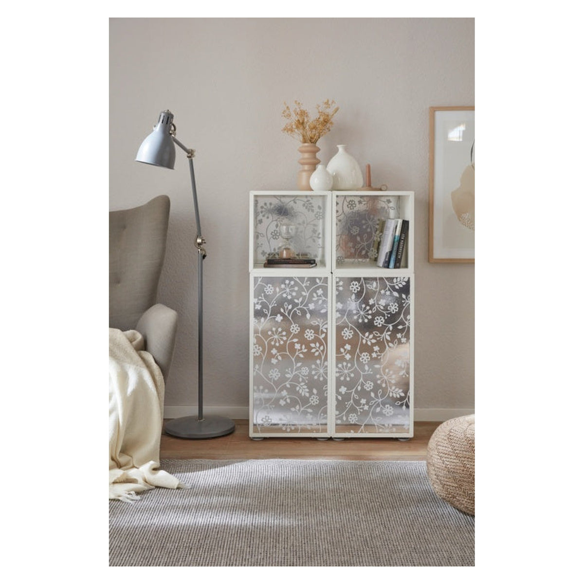 d-c-fix metallic flower tendril self-adhesive film, view 4