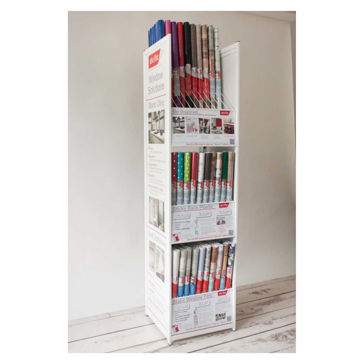 d-c-fix self-adhesive films display unit of 30