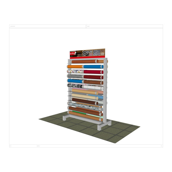 d-c-fix self adhesive films long rolls display stand
