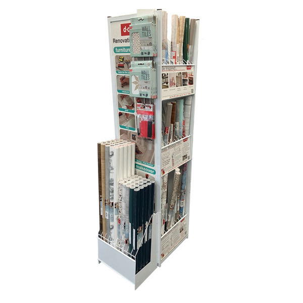 d-c-fix self adhesive films short rolls display stand