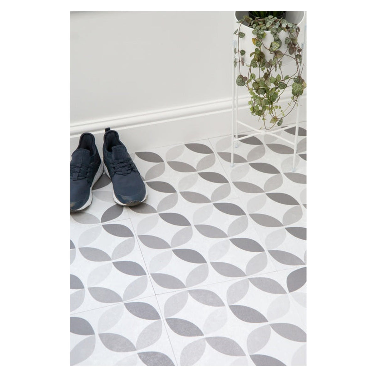 d-c-fix Geometric self adhesive floor tiles, 11 pieces covering 1sqm, view 2