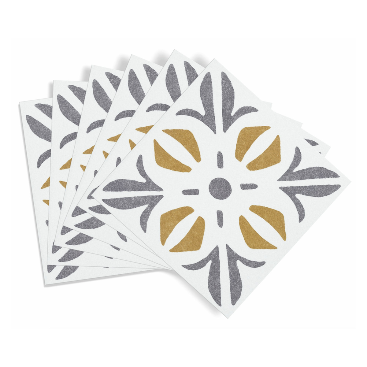 d-c-fix Cuba Gold self adhesive wall tiles, pack of 6
