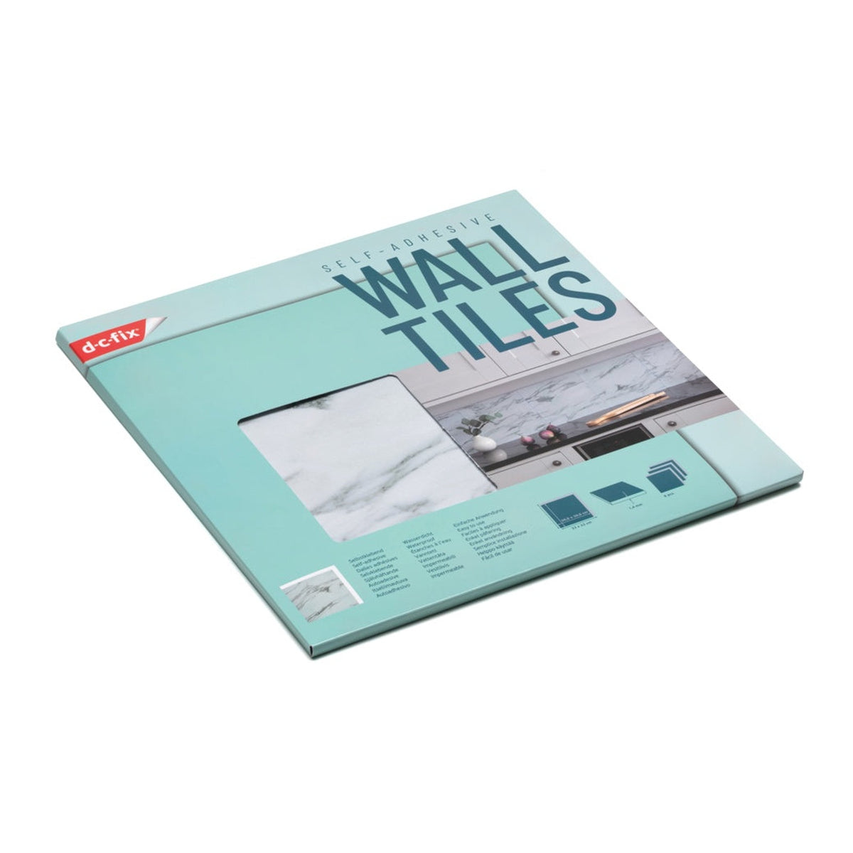 d-c-fix Premium Marble self adhesive wall tiles, 6 piece pack, view 5