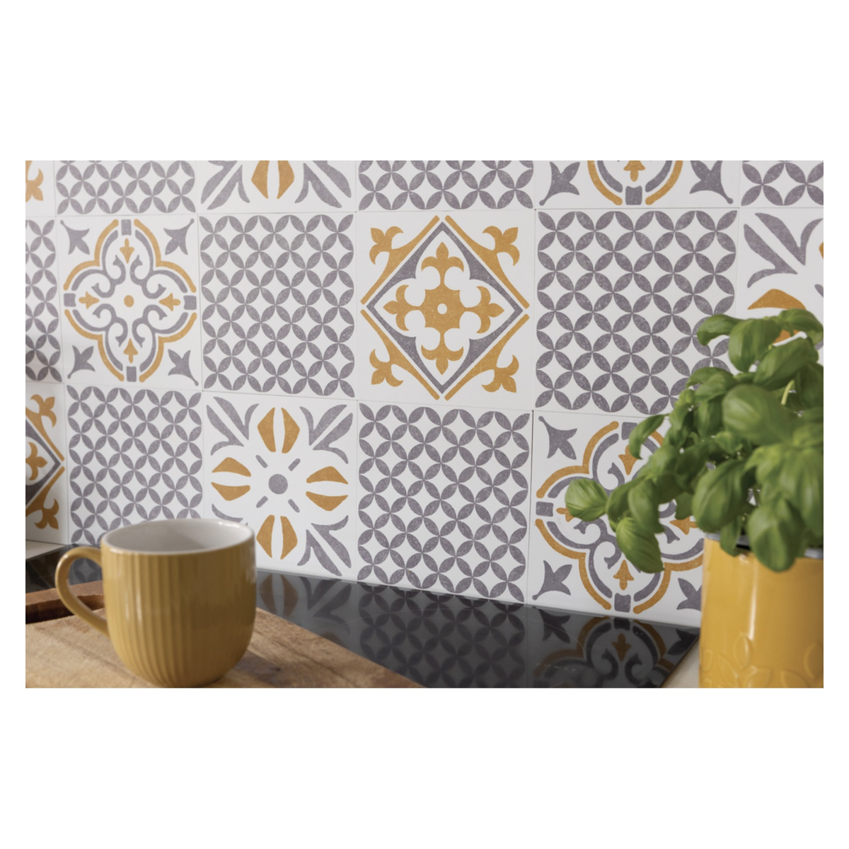 d-c-fix Nadia Gold self-adhesive wall tiles, view 4