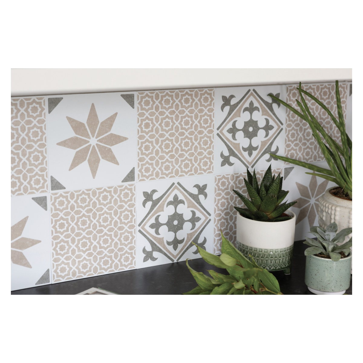 d-c-fix Nadia Olive self-adhesive wall tiles, view 4