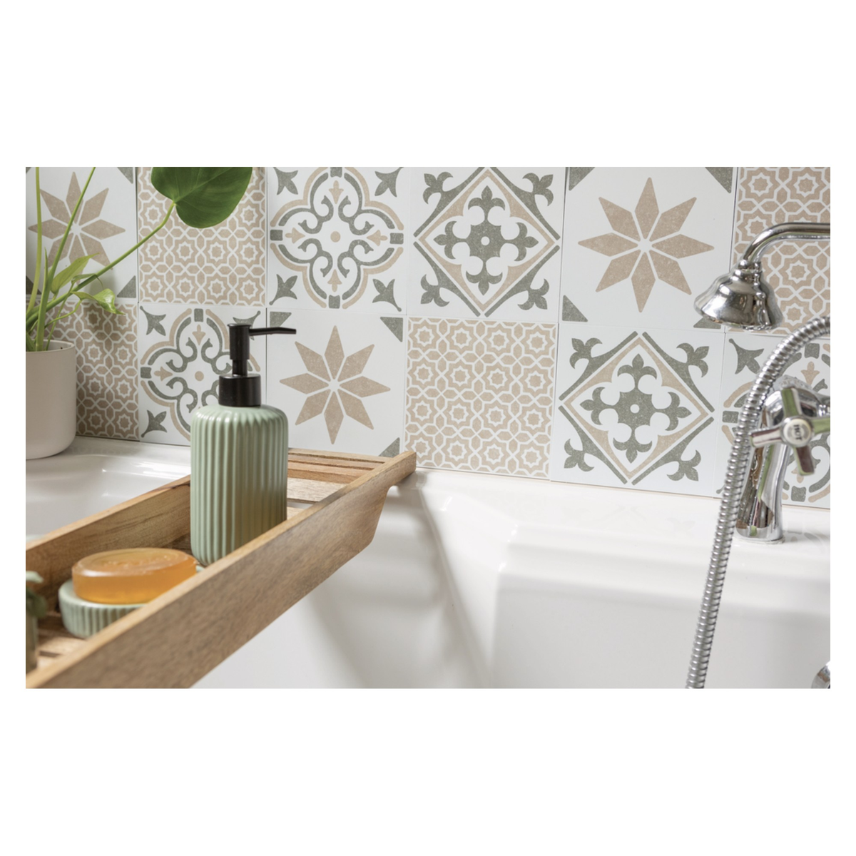 d-c-fix Nadia Olive self-adhesive wall tiles, view 6