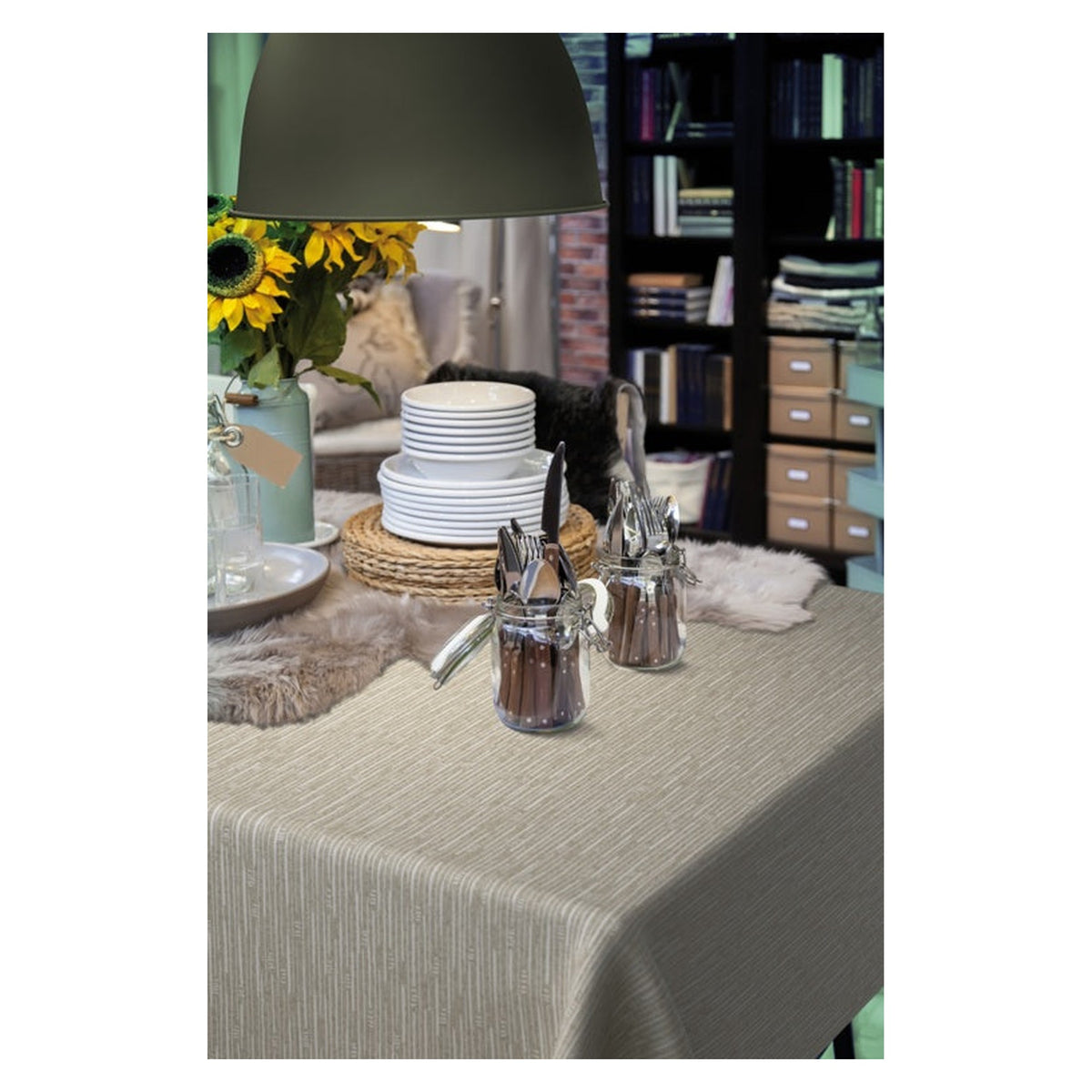 d-c-fix Japondi Sand tablecloth roll 140cm wide, view 2