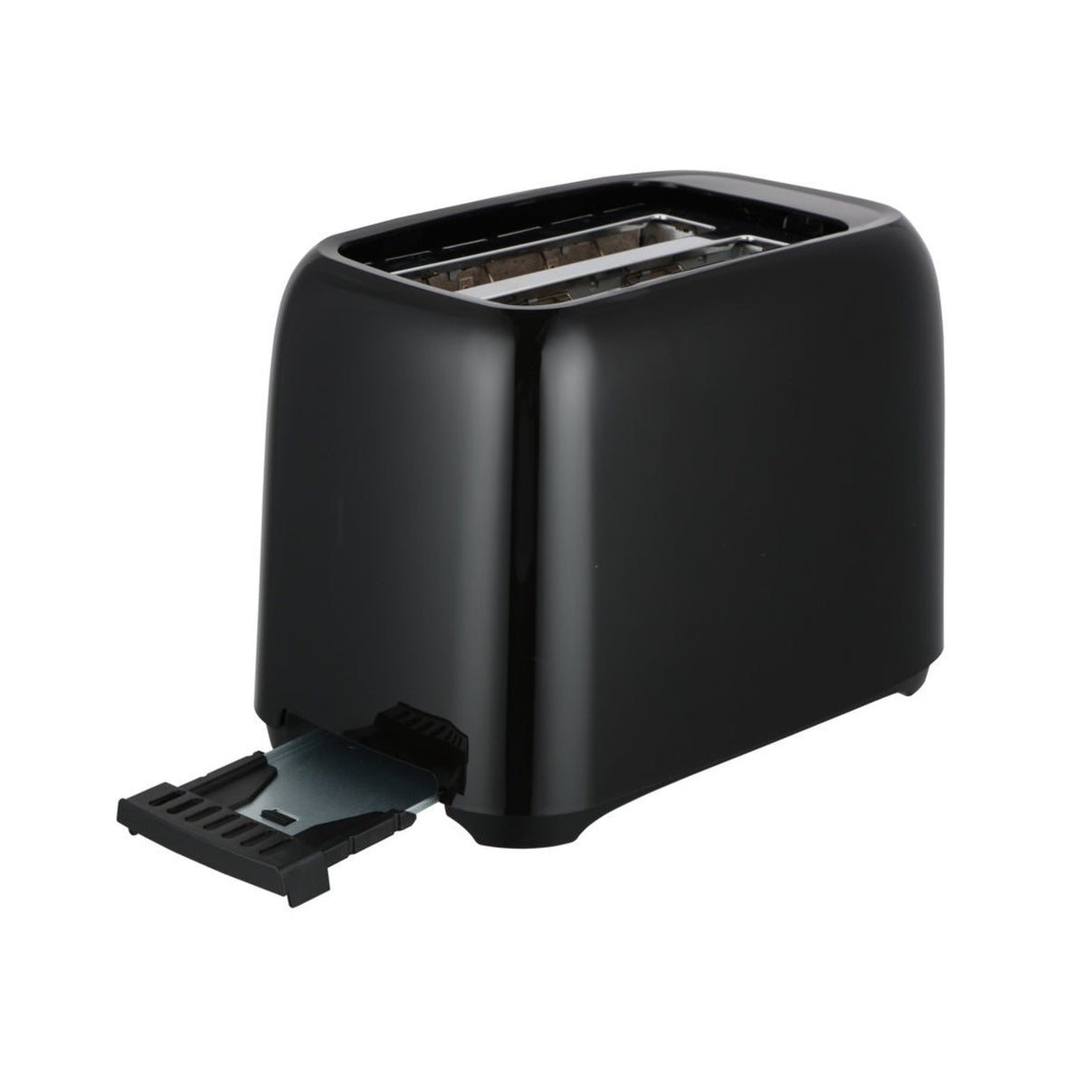 Daewoo black 2 slice toaster, view 3