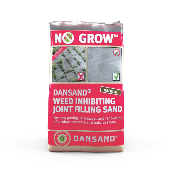 Dansand No Grow yellow block paving sand 20kg bag