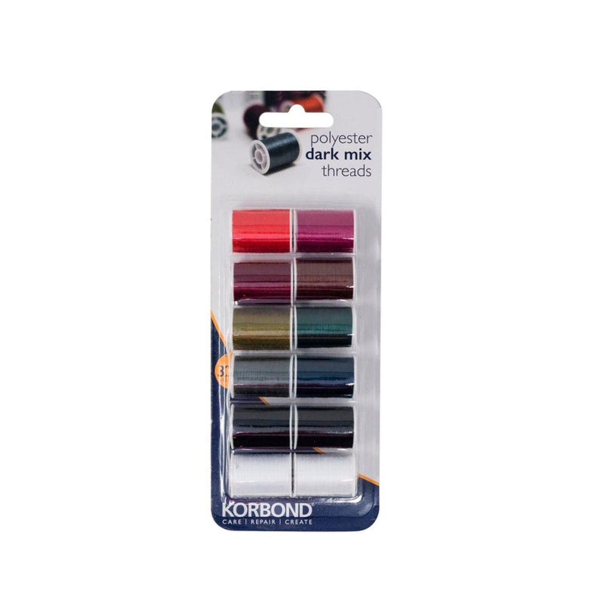 Dark Mix Thread Collection - 12x32