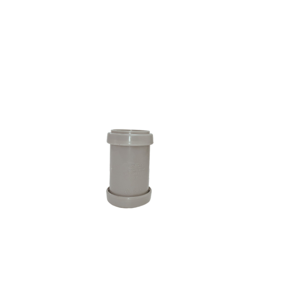 Davant grey 40mm push fit straight coupling