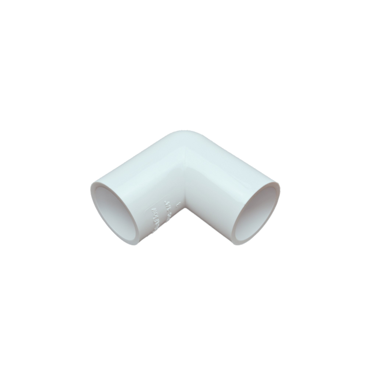 Pack of 10 Davant white 21.5mm 90 degree overflow bends