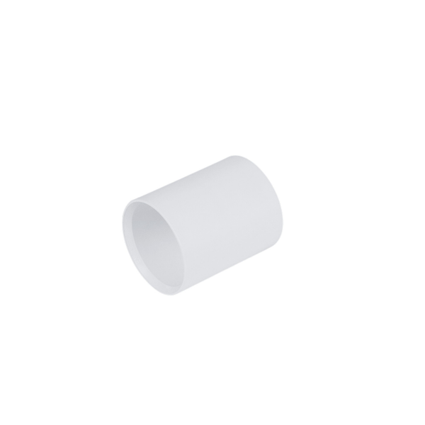 Davant white 40mm solvent weld straight coupling