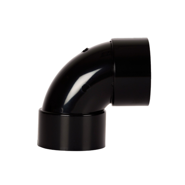 Davant black 40mm solvent weld 92.5 degree swept bend