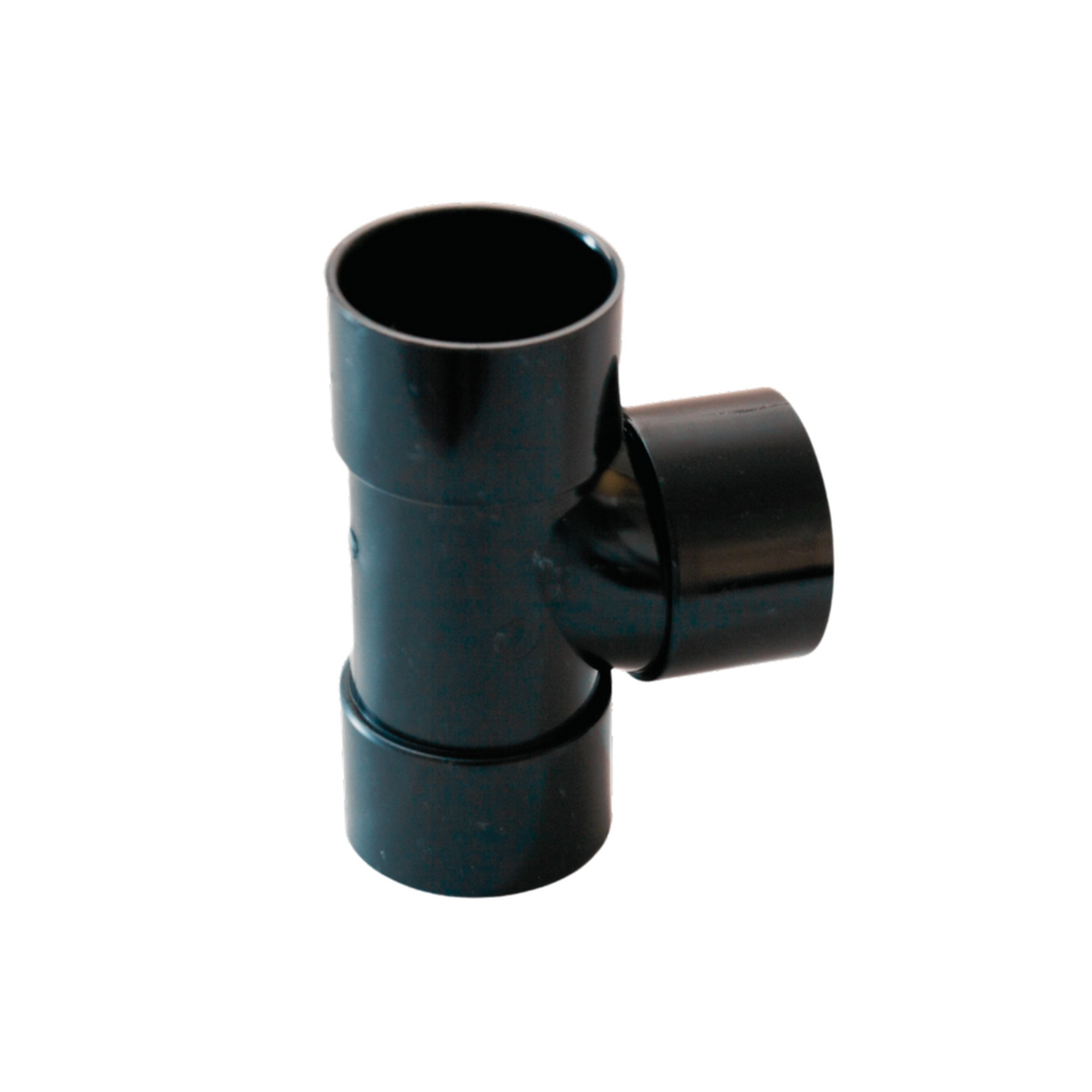 Davant 40mm black solvent weld swept tee