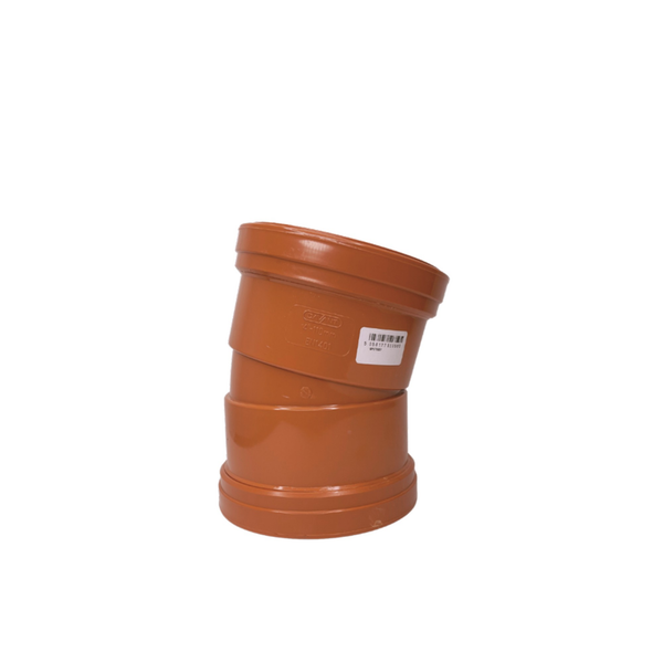 Davant 110mm 15 degree underground double socket bend
