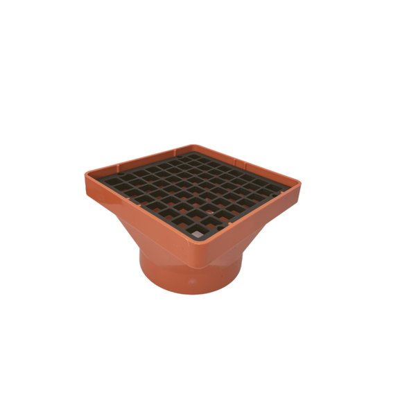 Davant 110mm underground square gully hopper grid