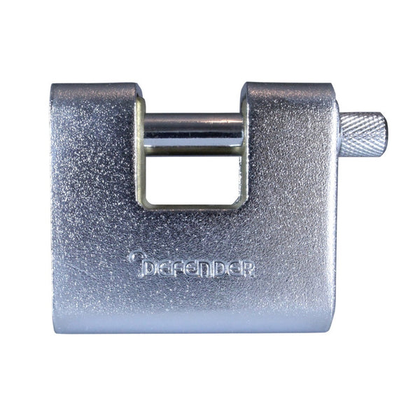 Defender 60mm armoured warehouse padlock