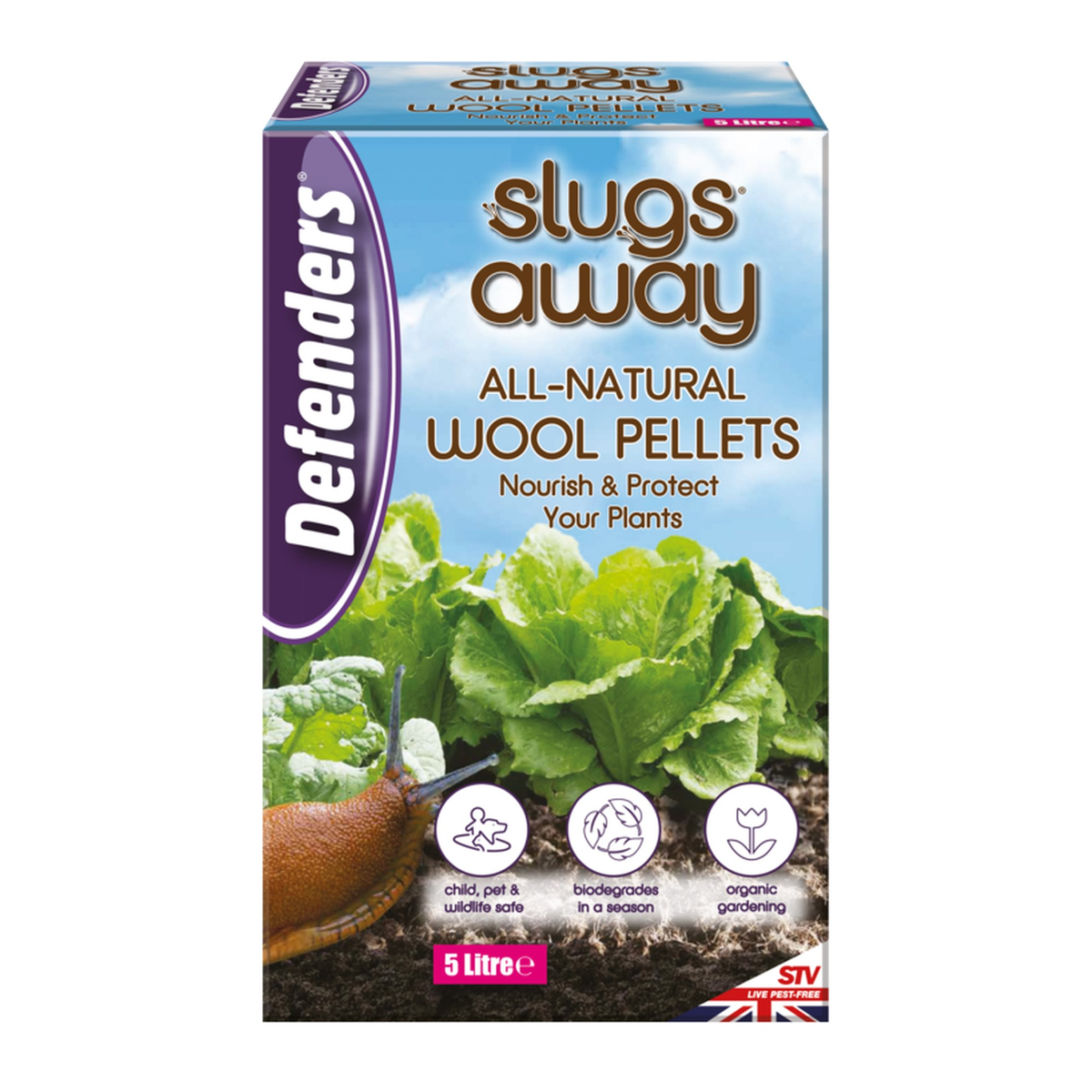 Defenders Slugs Away wool pellets 5L pack