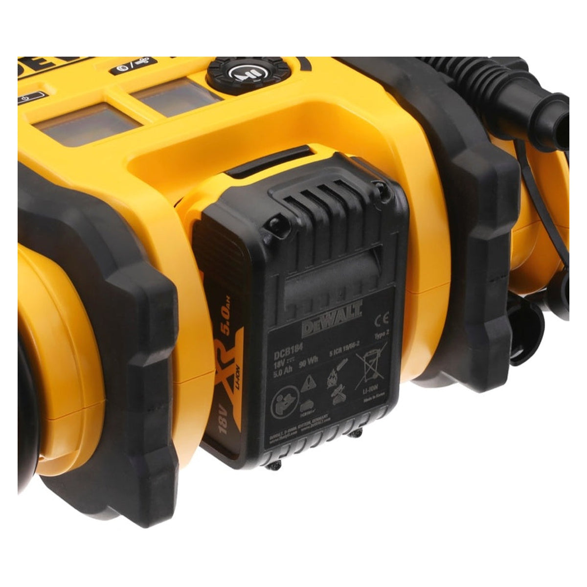 DeWalt 18V triple source inflator, view 7
