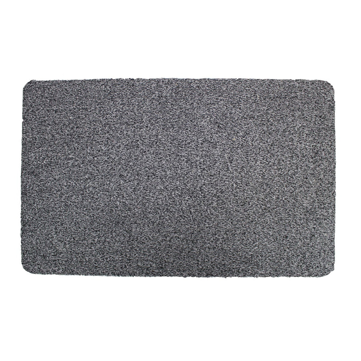 Dirt Guard Plain Cotton Barrier Doormat 50 x 75cm - Light Grey, view 2