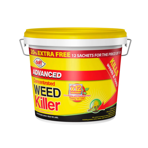 Doff Advanced concentrated weedkiller 10 sachet pack plus 20% extra