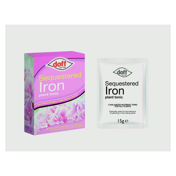 Doff Sequestered Iron plant tonic 5 x 15g