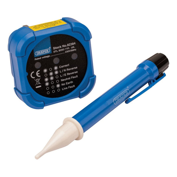 Draper non contact voltage tester and socket tester