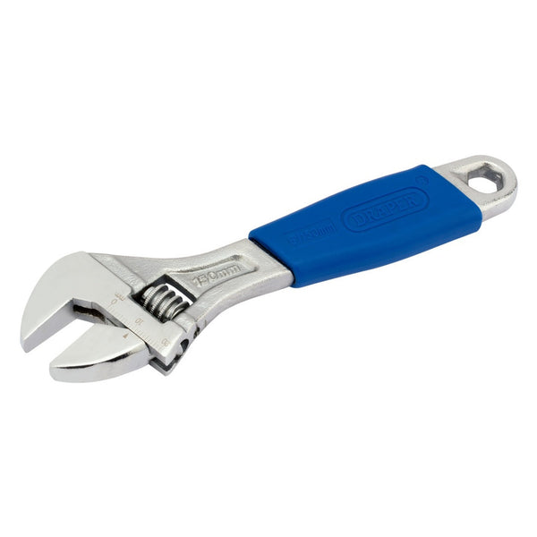Draper 150mm soft grip adjustable wrench