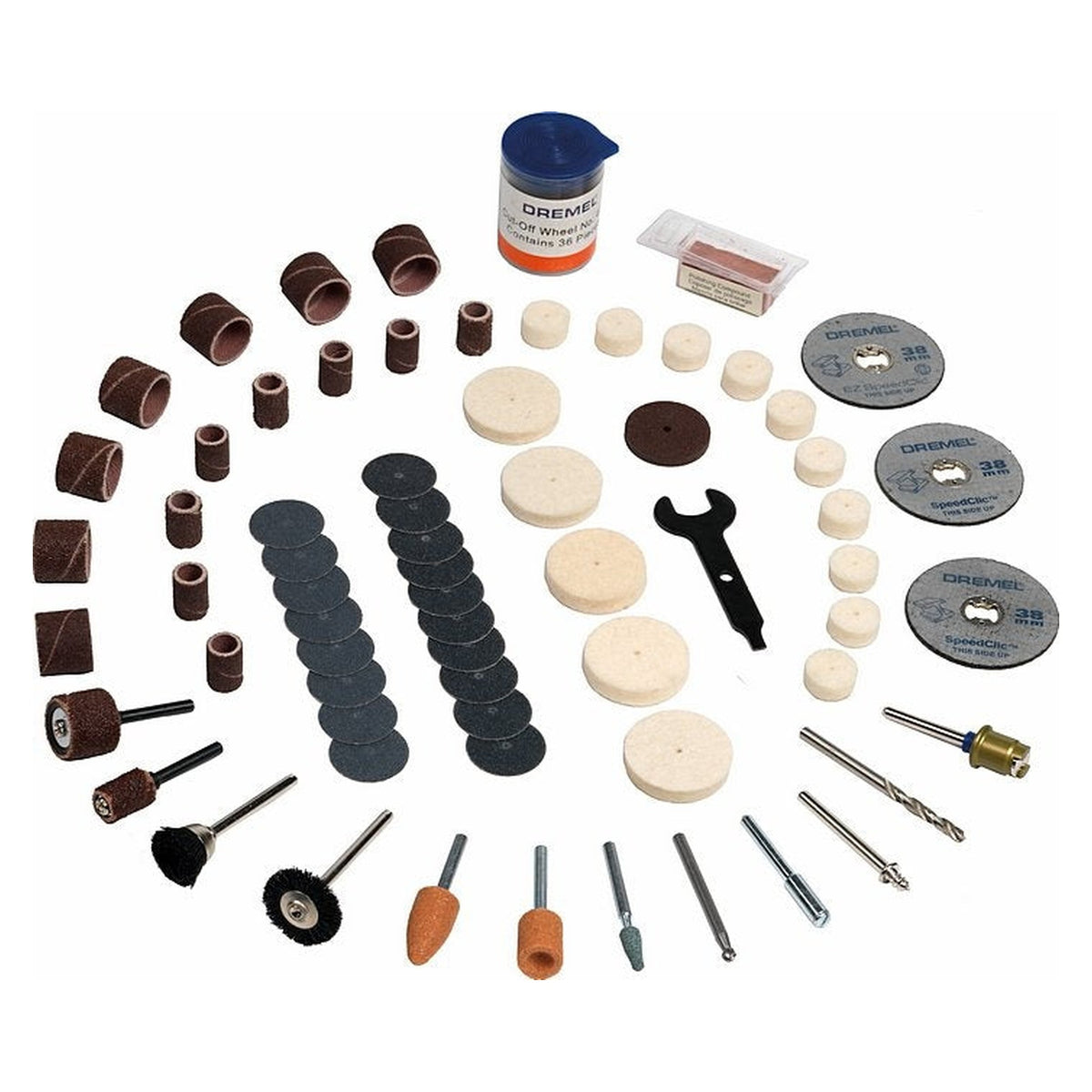 Dremel 100 piece accessory kit, view 2