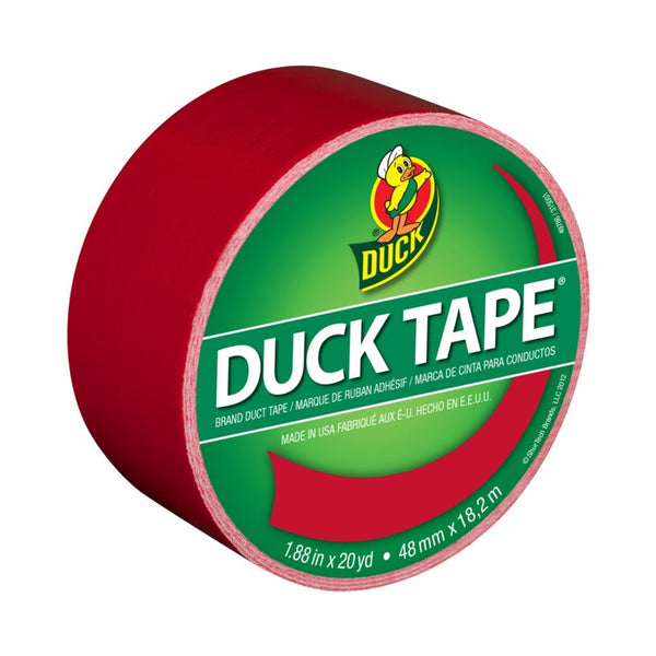 Roll of red Duck Tape cloth tape, 48mm x 18.2m