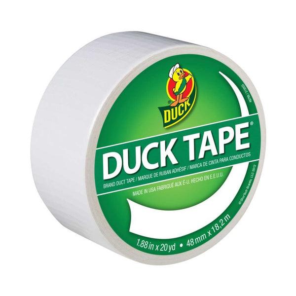 Duck Tape white cloth tape roll 48mm x 18.2m