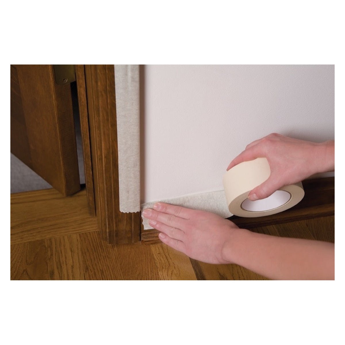 Duck Tape all purpose beige masking tape 25mm x 25m roll, view 4
