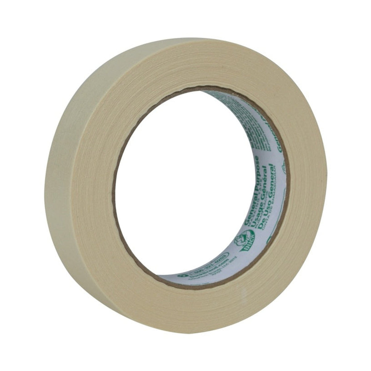 Duck Tape beige masking tape 25mm x 50m roll, view 3