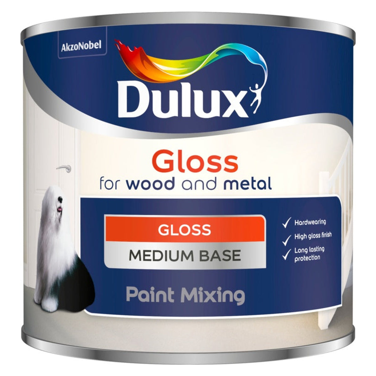 Dulux Colour Mixing Gloss Base 500ml tin, Medium