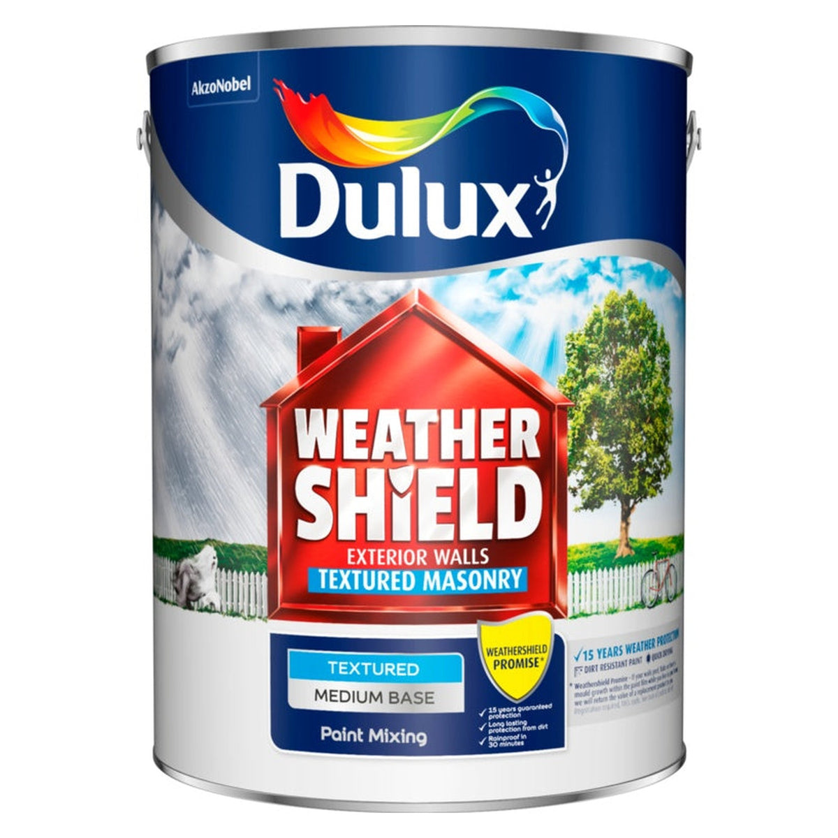 Dulux Colour Mixing Weathershield Textured Medium Base 5L
