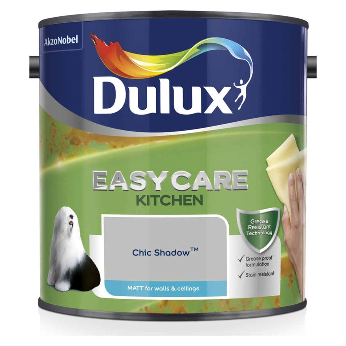 Dulux Easycare Kitchen Matt 2.5L tin in Chic Shadow