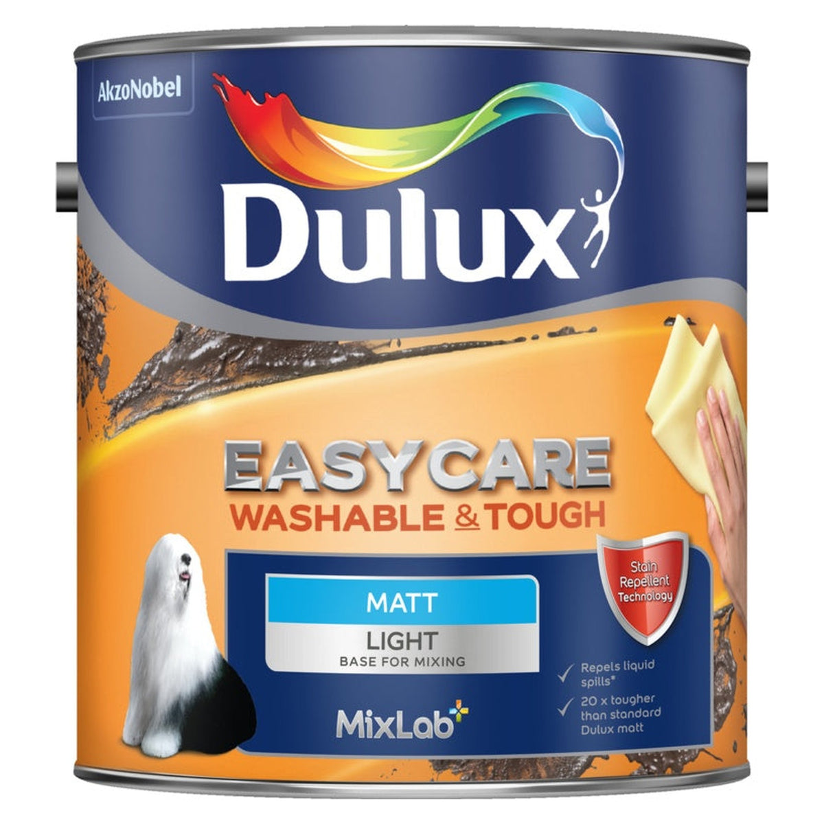 Dulux Easycare Kitchen+ Matt Base 2.5L, Light