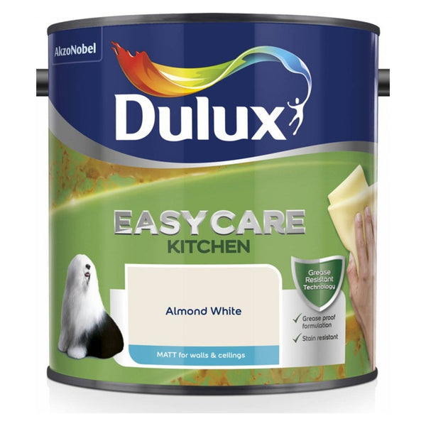 Dulux Easycare Kitchen Matt 2.5L tin in Almond White